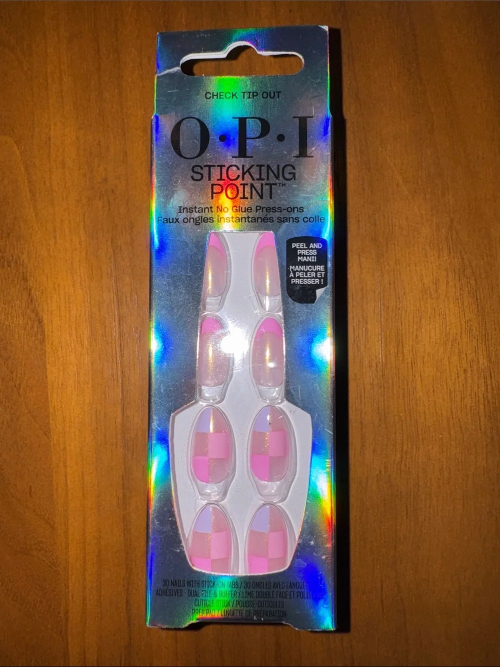 OPI Check Tip Out Press-On Nails